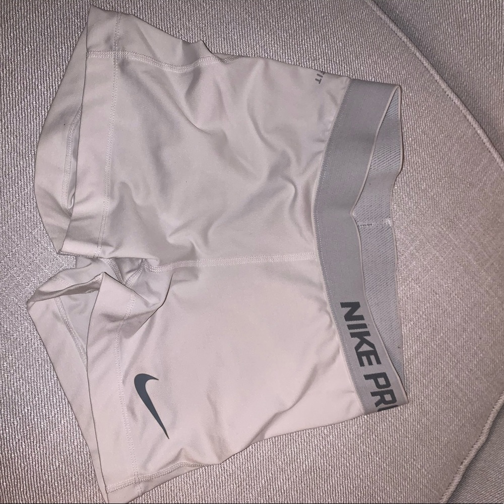 White Nike Pros